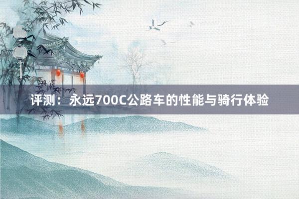 评测：永远700C公路车的性能与骑行体验